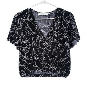 ASTR The Label Faux Wrap Top